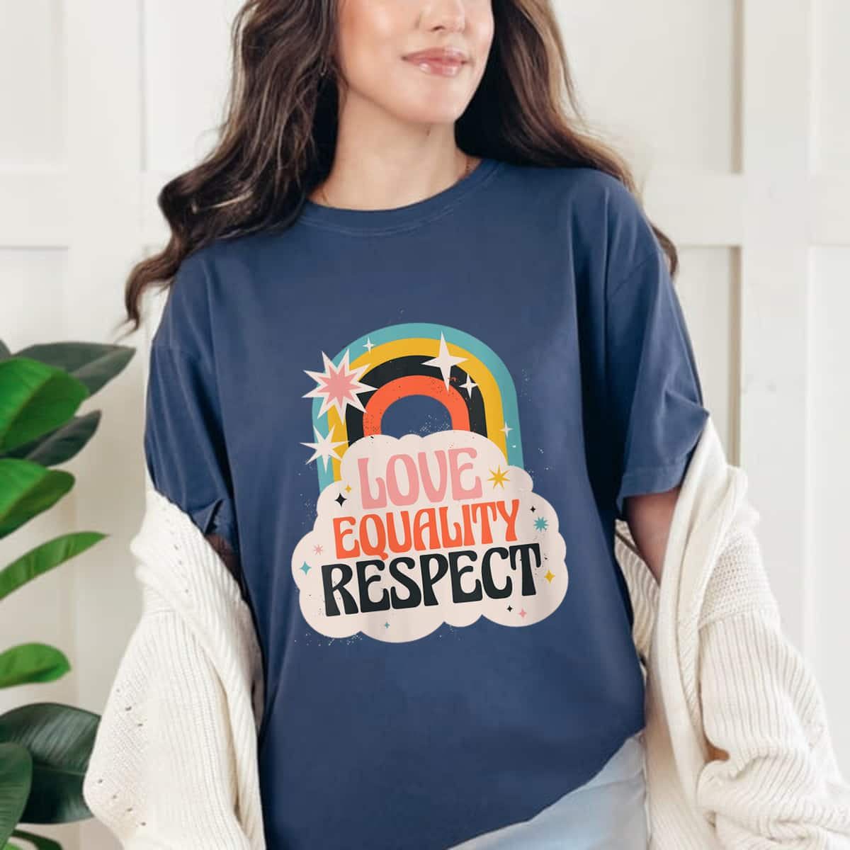 Womens Love Equality Respect Equality Social Justice T-Shirt