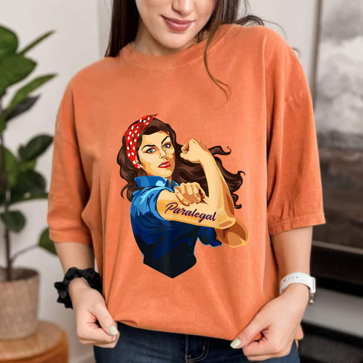 Rosie The Riveter - Woman Paralegal T-Shirt