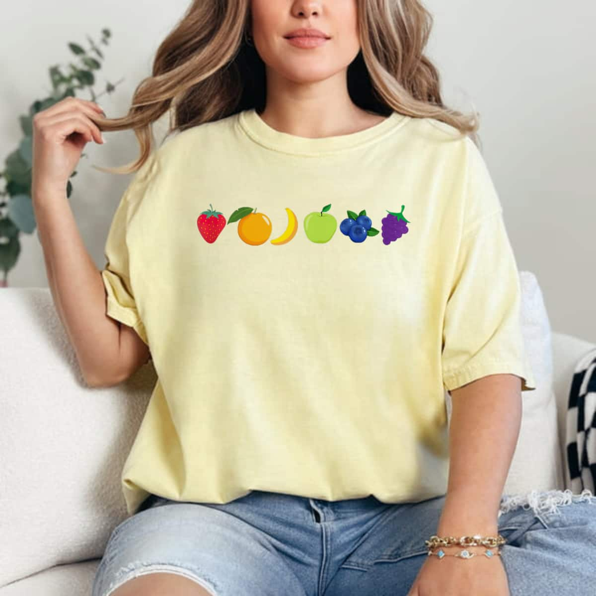 Pride Fruity LGBTQ Pride Month Equality Trans Rights Gay Les T-Shirt