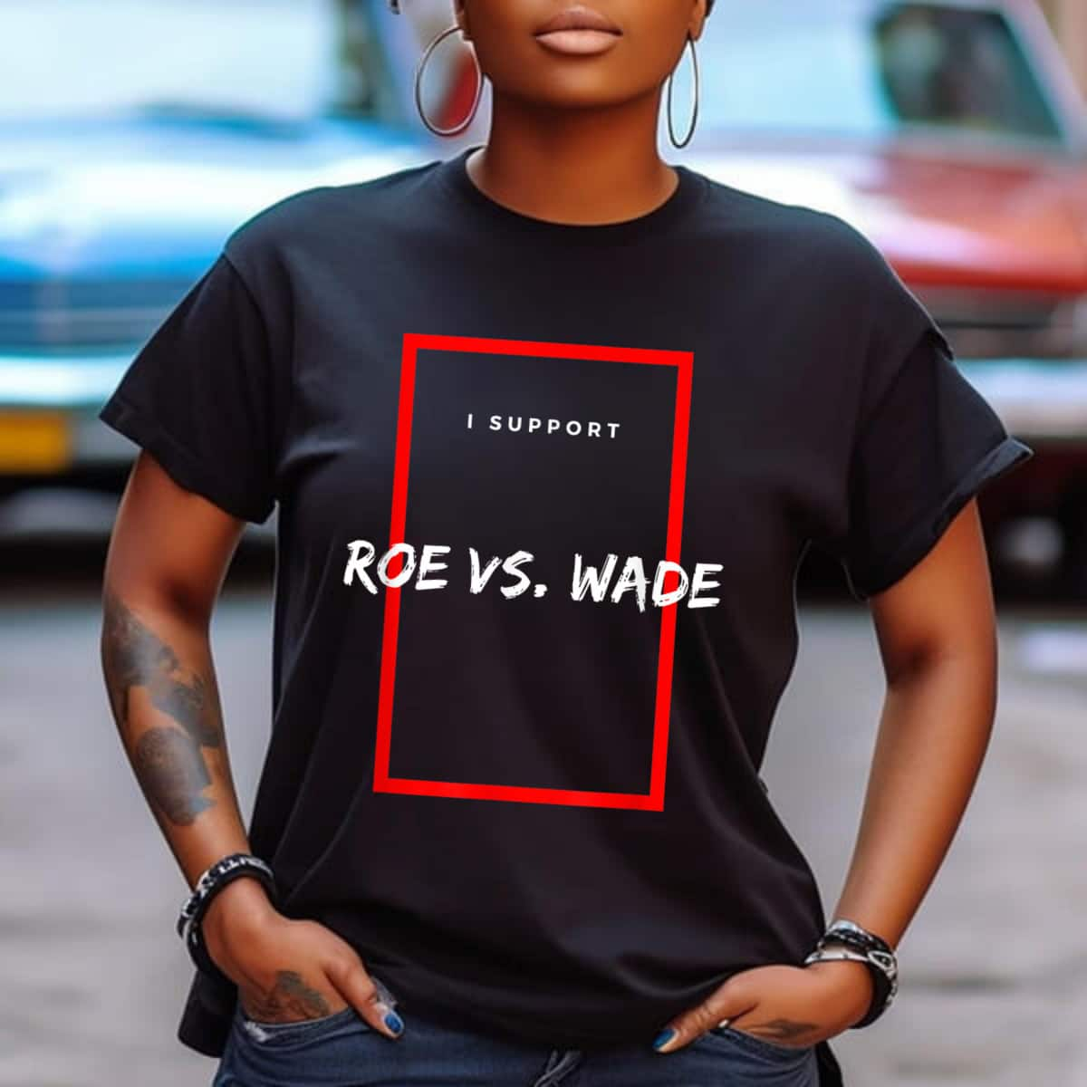 Defend Roe V Wade Pro Choice Abortion Rights Feminism T-Shirt