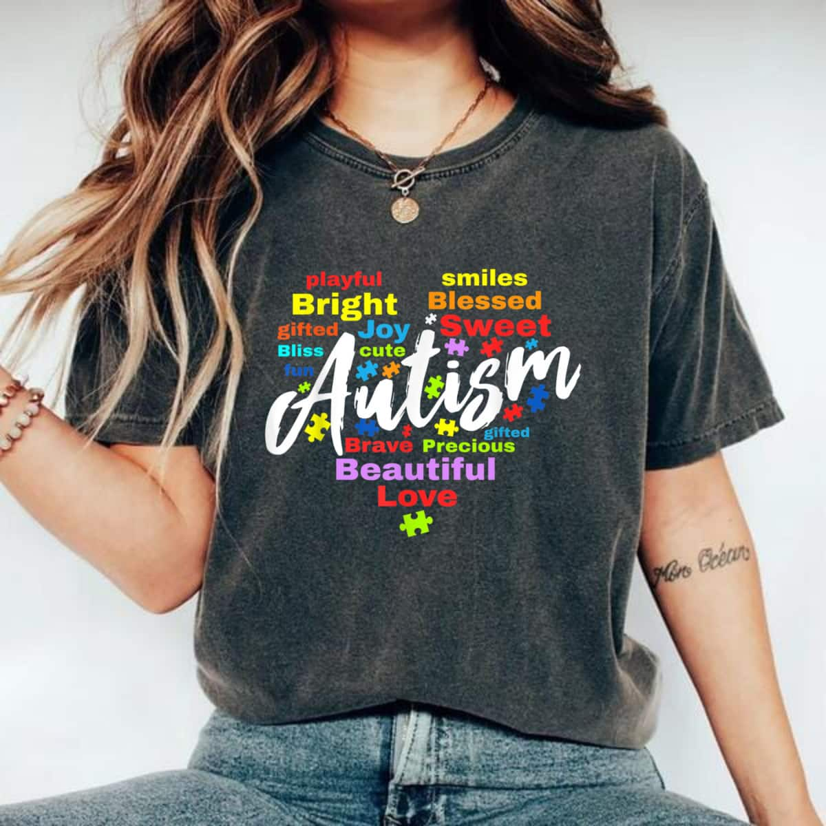 Autism Awareness Day Month Colours T-Shirt