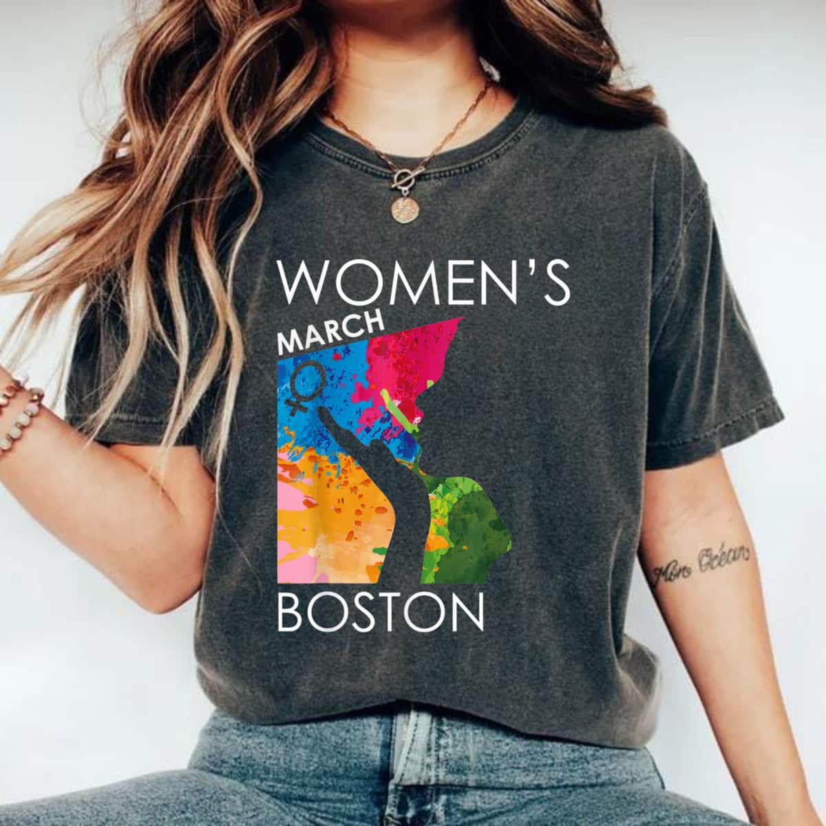 Feminist March BOSTON - Feminism & March T-Shirt