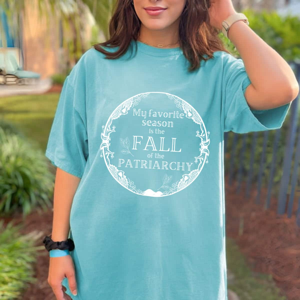 My Favorite Season Is Fall Of Patriarchy Feminist T-Shirt