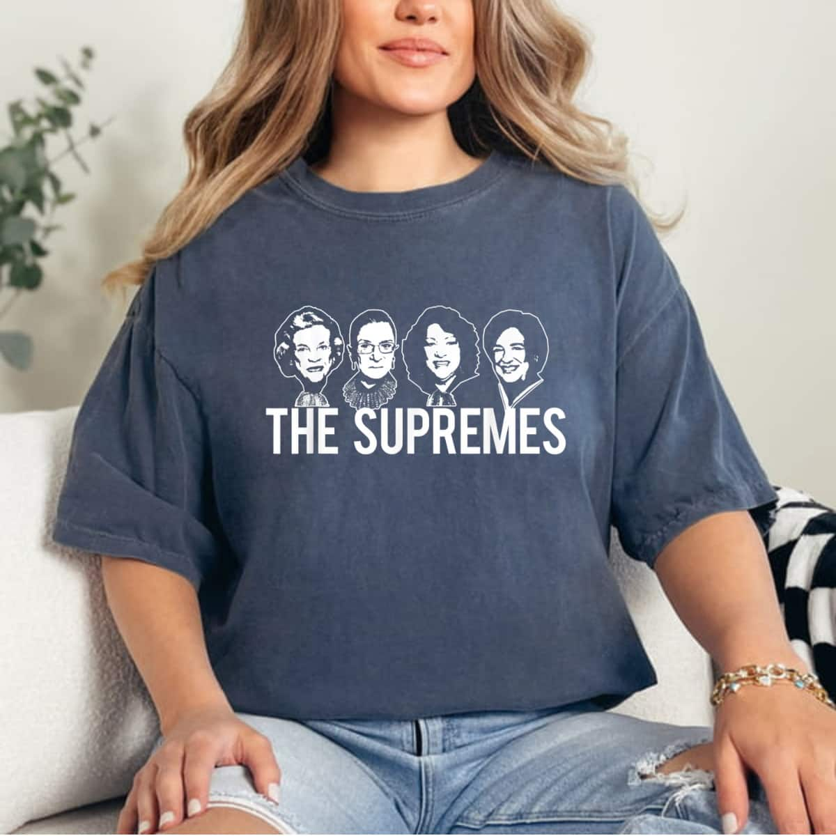 THE SUPREMES SCOTUS Justices RBG Feminist Meme T-Shirt