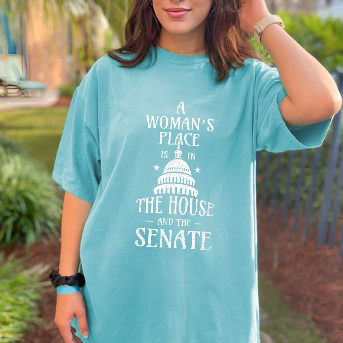 A Womans Place Is In The House And The Senate Feminist T-Shirt