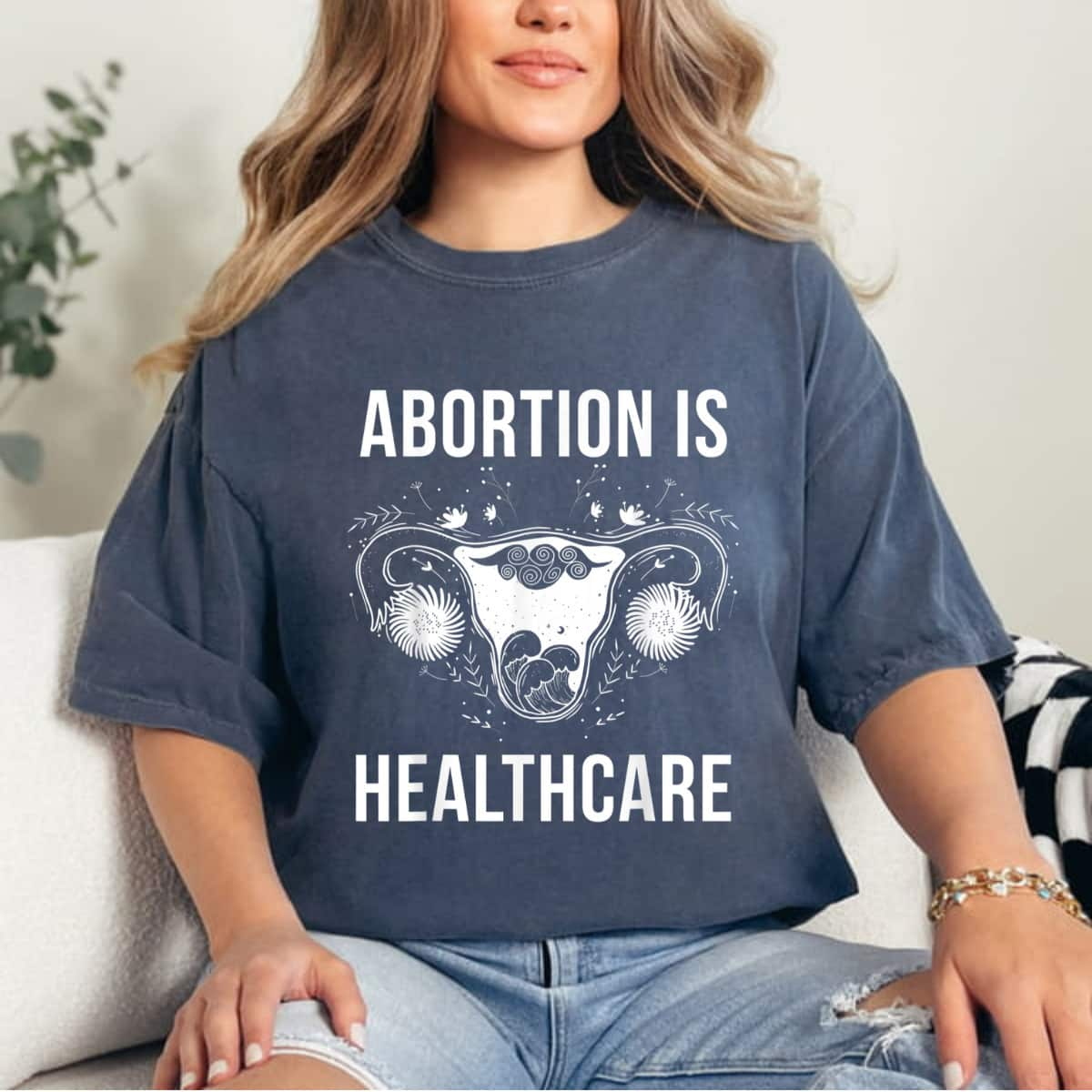 Abortion Is Healthcare Feminist Feminism Mystical Pro Choice T-Shirt