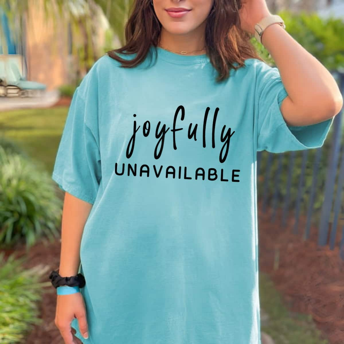 Joyfully Unavailable Empowerment Feminist Social Justice T-Shirt