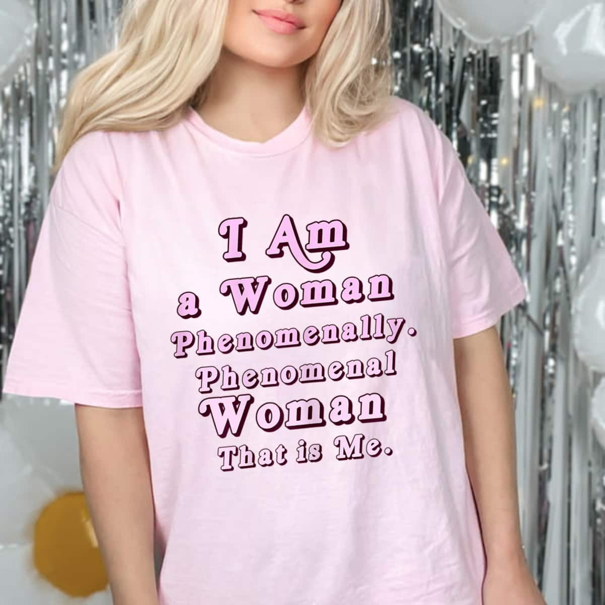 Womens Beautiful Woman - Woman First Feminist T-Shirt