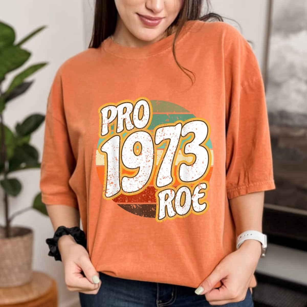 1973 Pro Roe V Wade Pro Choice Abortion Rights Feminist T-Shirt