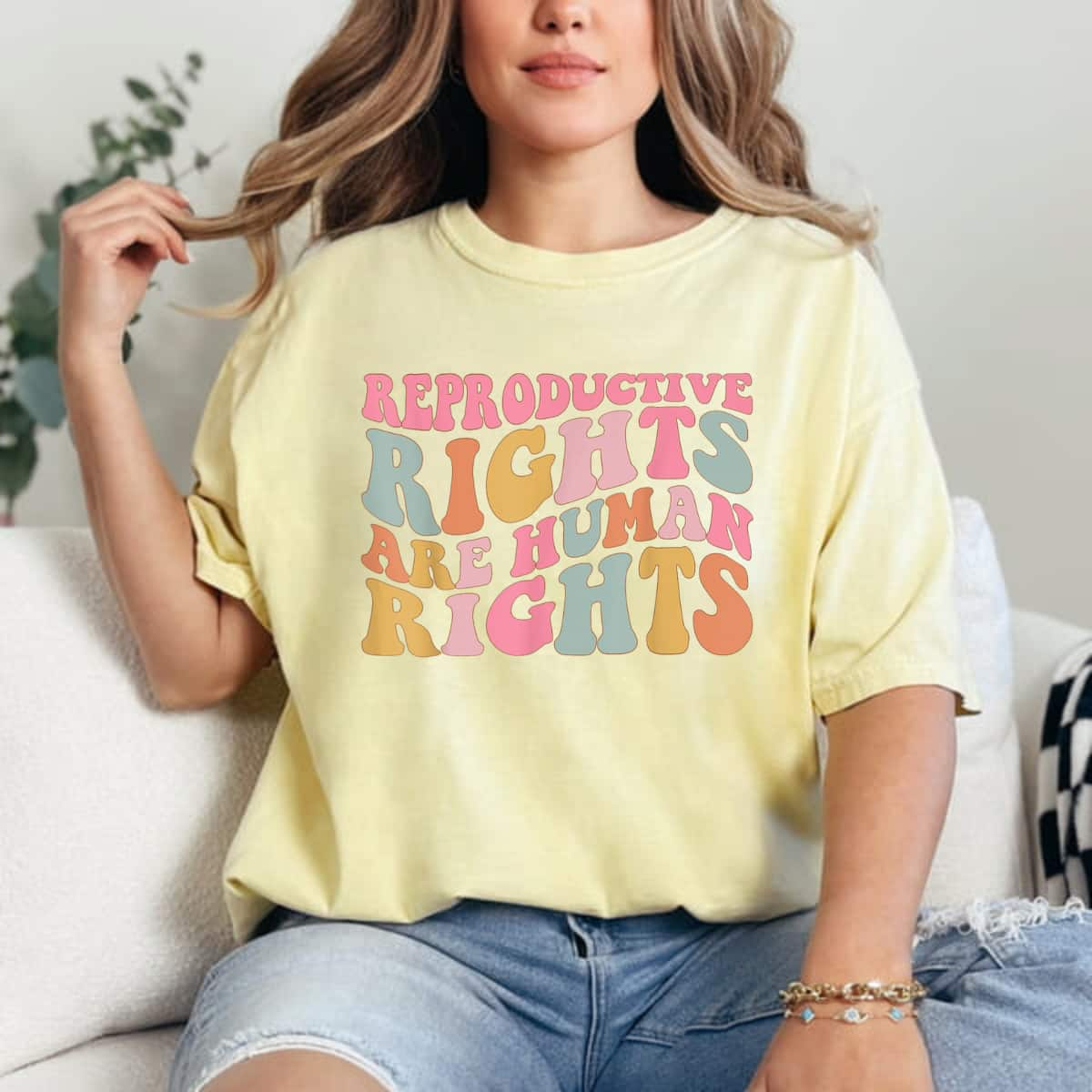 Reproductive Rights Are Human Rights Feminist T-Shirt