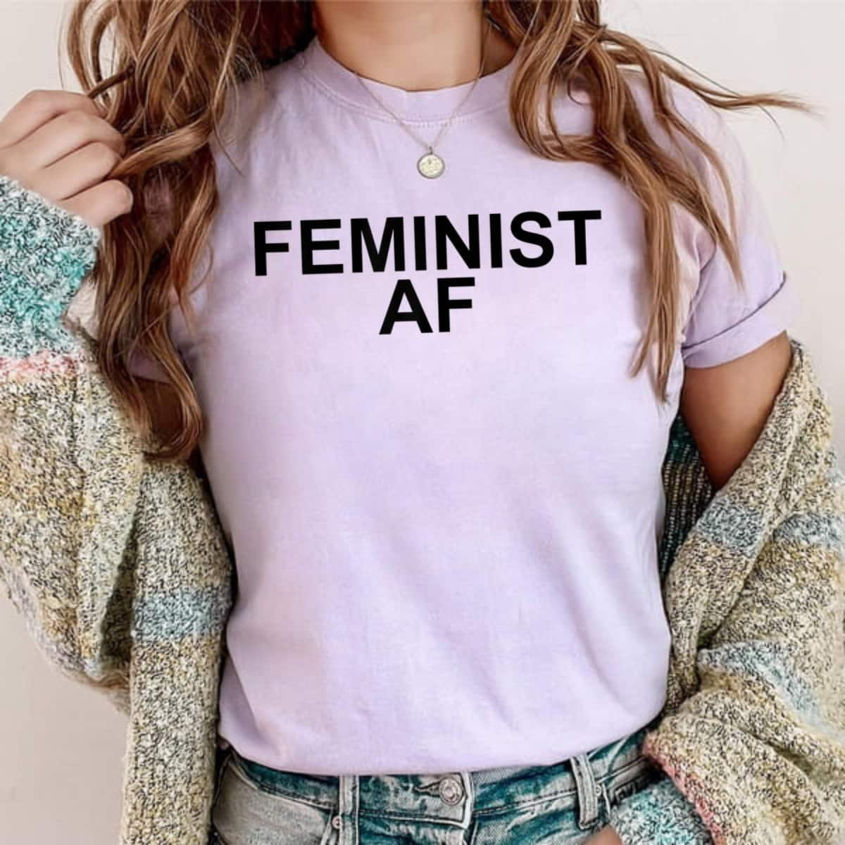 Womens Feminist AF Feminism T-Shirt