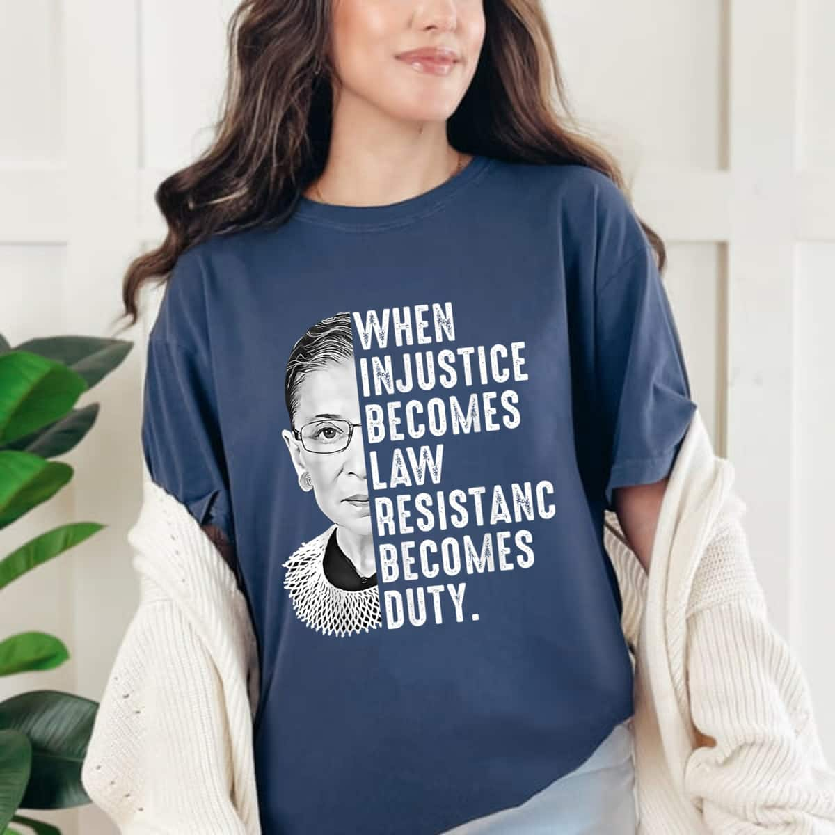 Ruth Bader Ginsburg Pro Choice My Body My Choice Feminist T-Shirt