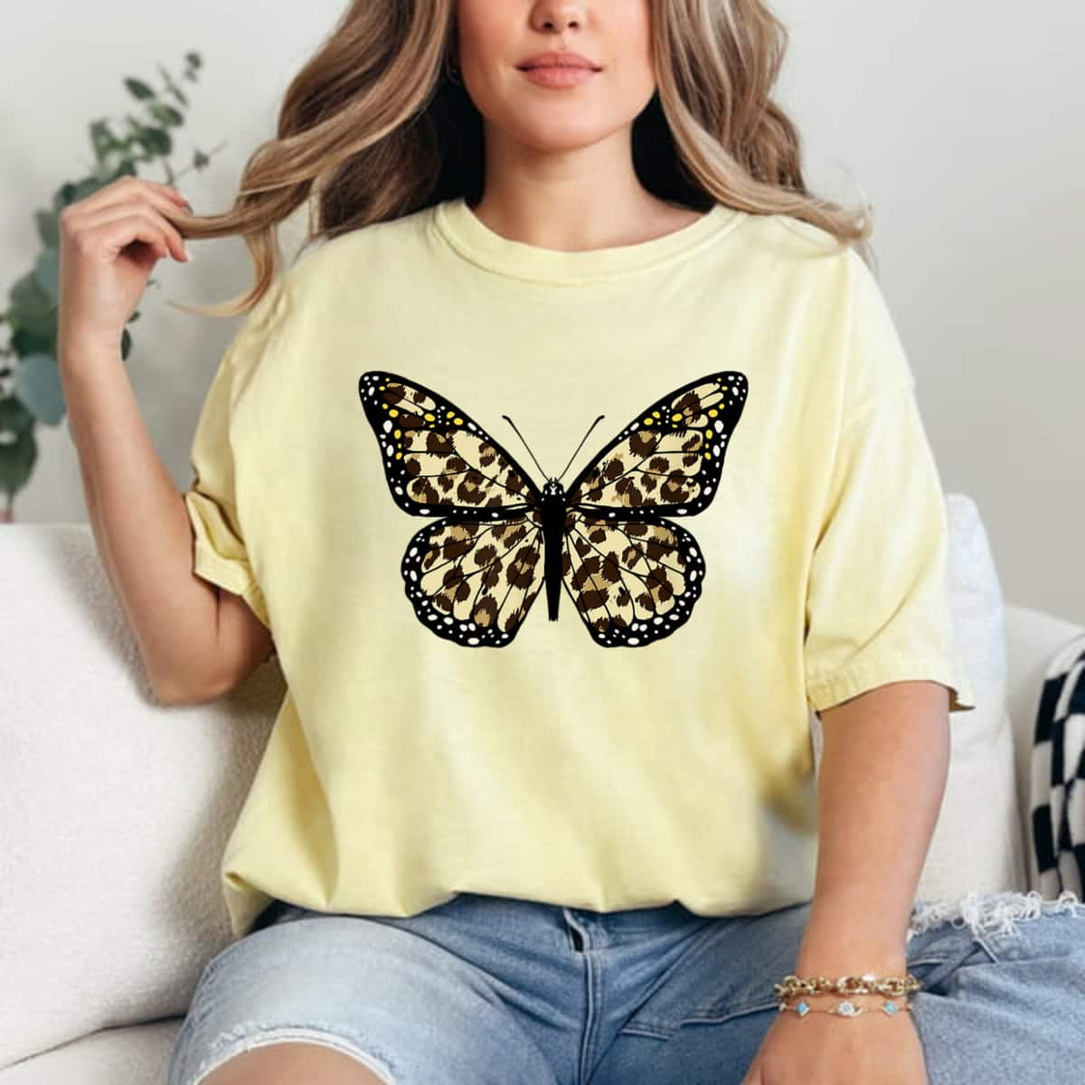 Leopard Butterfly Love Butterflies Leopard Butterfly T-Shirt