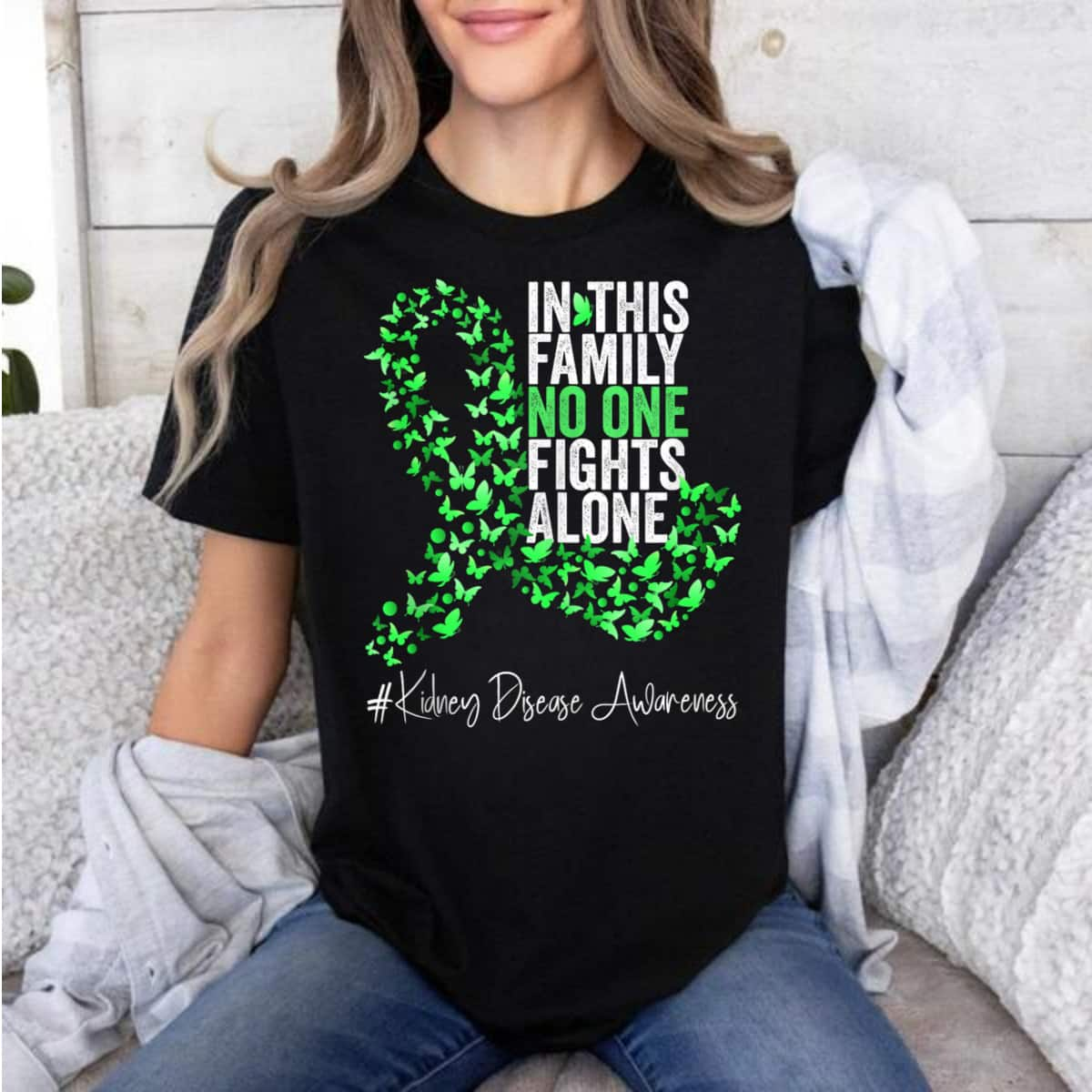 Kidney Disease Awareness Butterflies T-Shirt