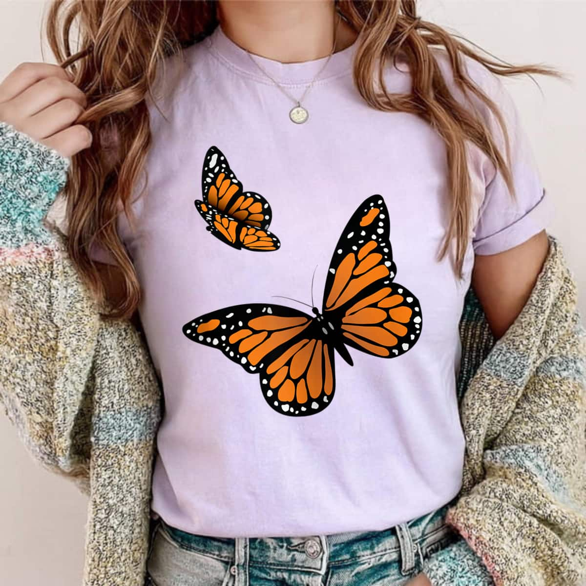 Pair Of Monarch Butterflies T-Shirt