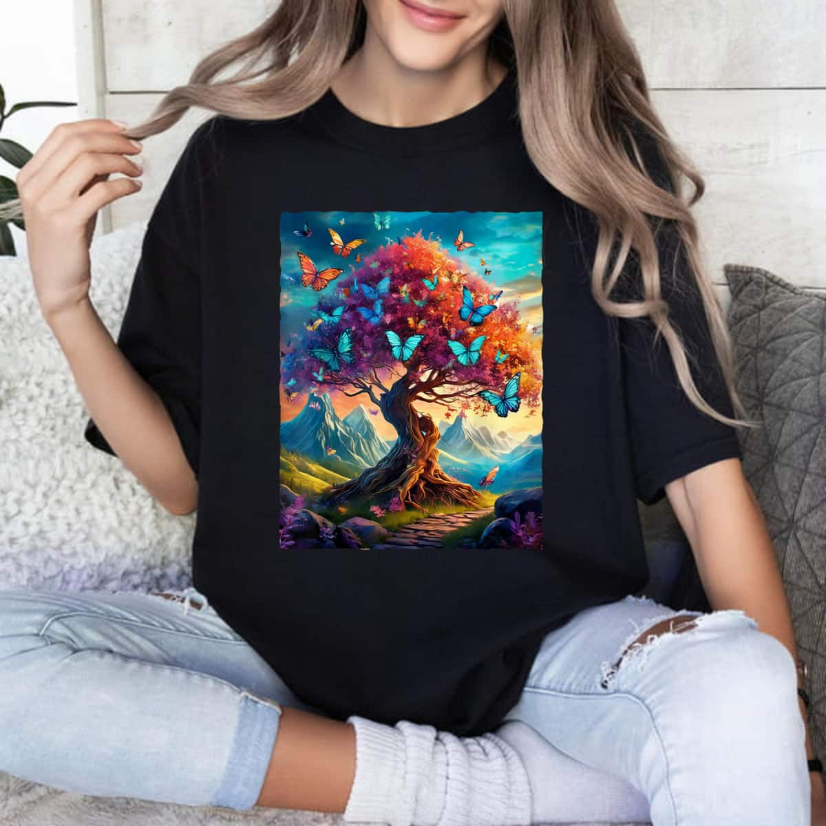 Tree Butterflies T-Shirt