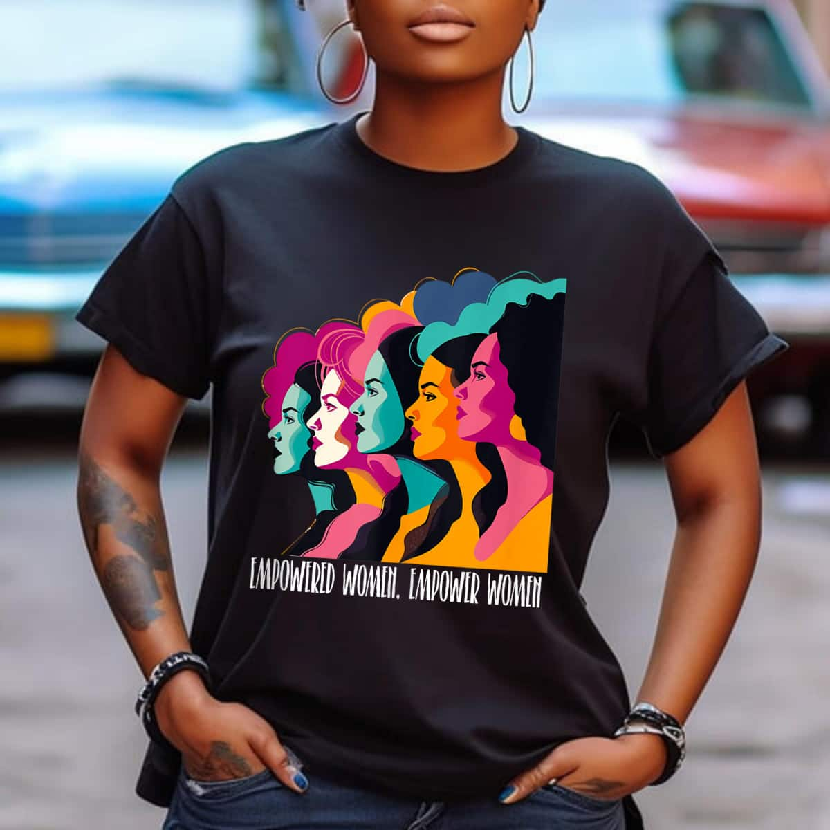 Colorful Empowered Women T-Shirt