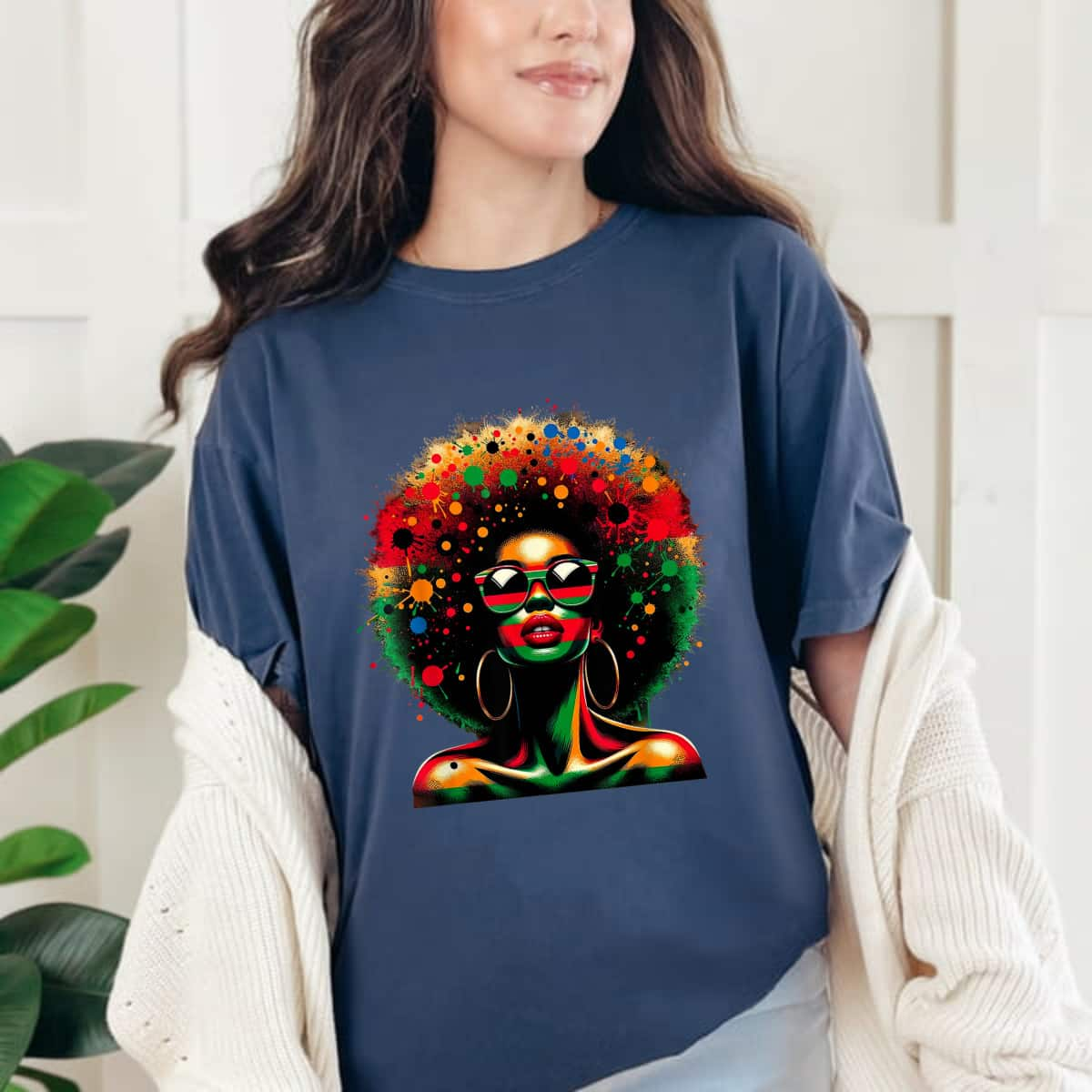 Juneteenth Women Dope Proud Queen T-Shirt