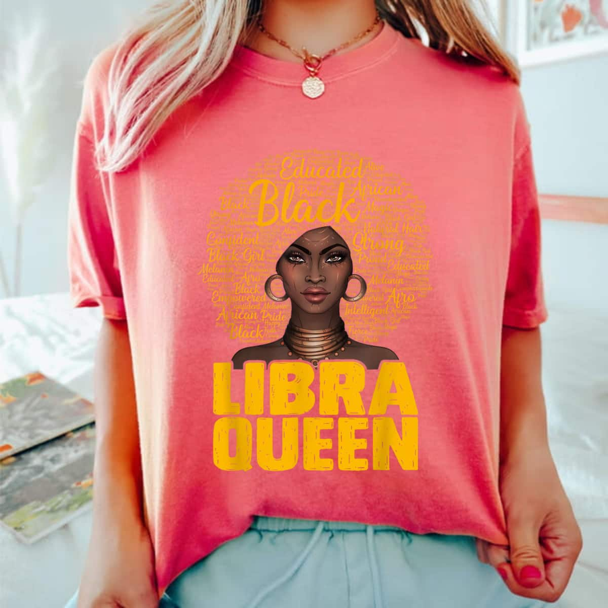 Libra Queen Empowered Gift T-Shirt