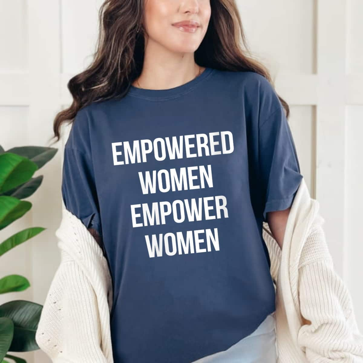 Womens Empowered Women Empower Feminism T-Shirt