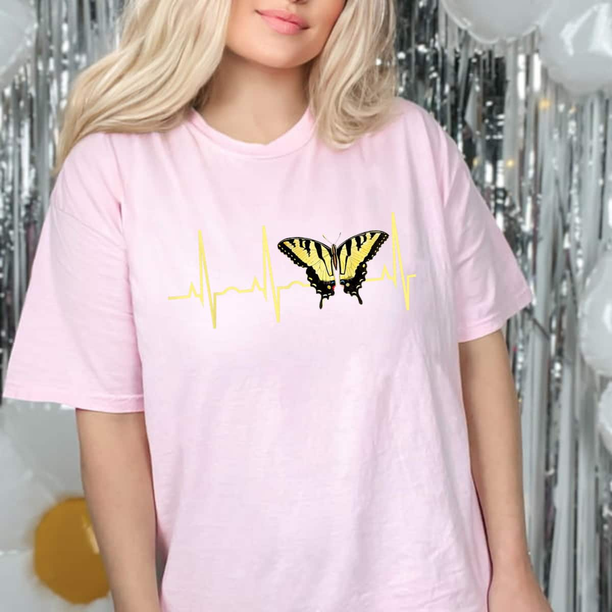 Butterfly Heartbeat Gift T-Shirt