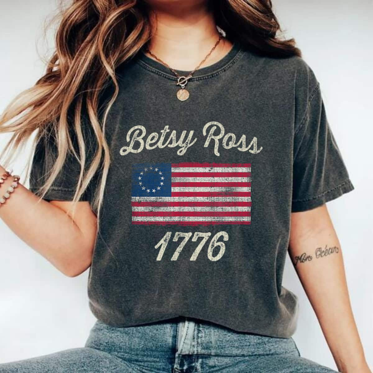 Be Brave Betsy Ross 1776 T-Shirt