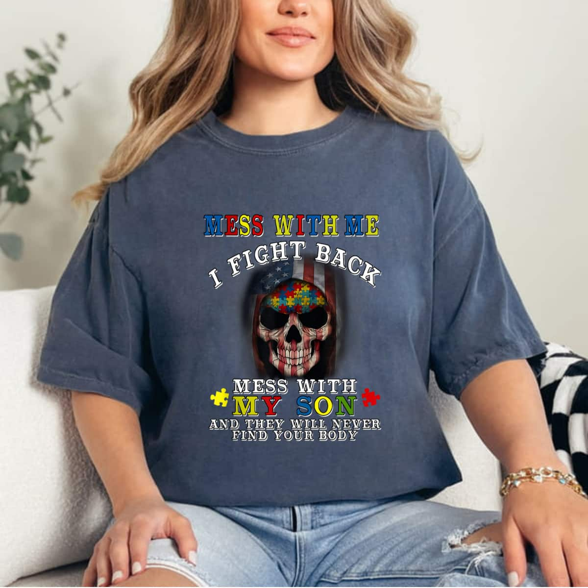 Be Brave Mess With Me I Fight Back T-Shirt