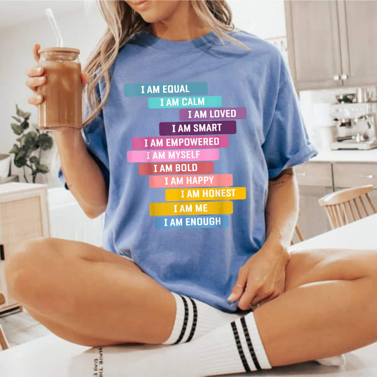 I Am Equal Calm Love Smart Be Brave T-Shirt