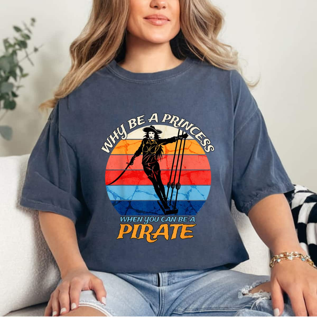 Why Be A Princess When You Can Be Brave Pirate T-Shirt