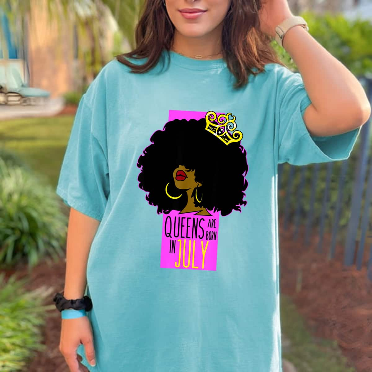 Queens Are Born In July Empowered T-Shirt