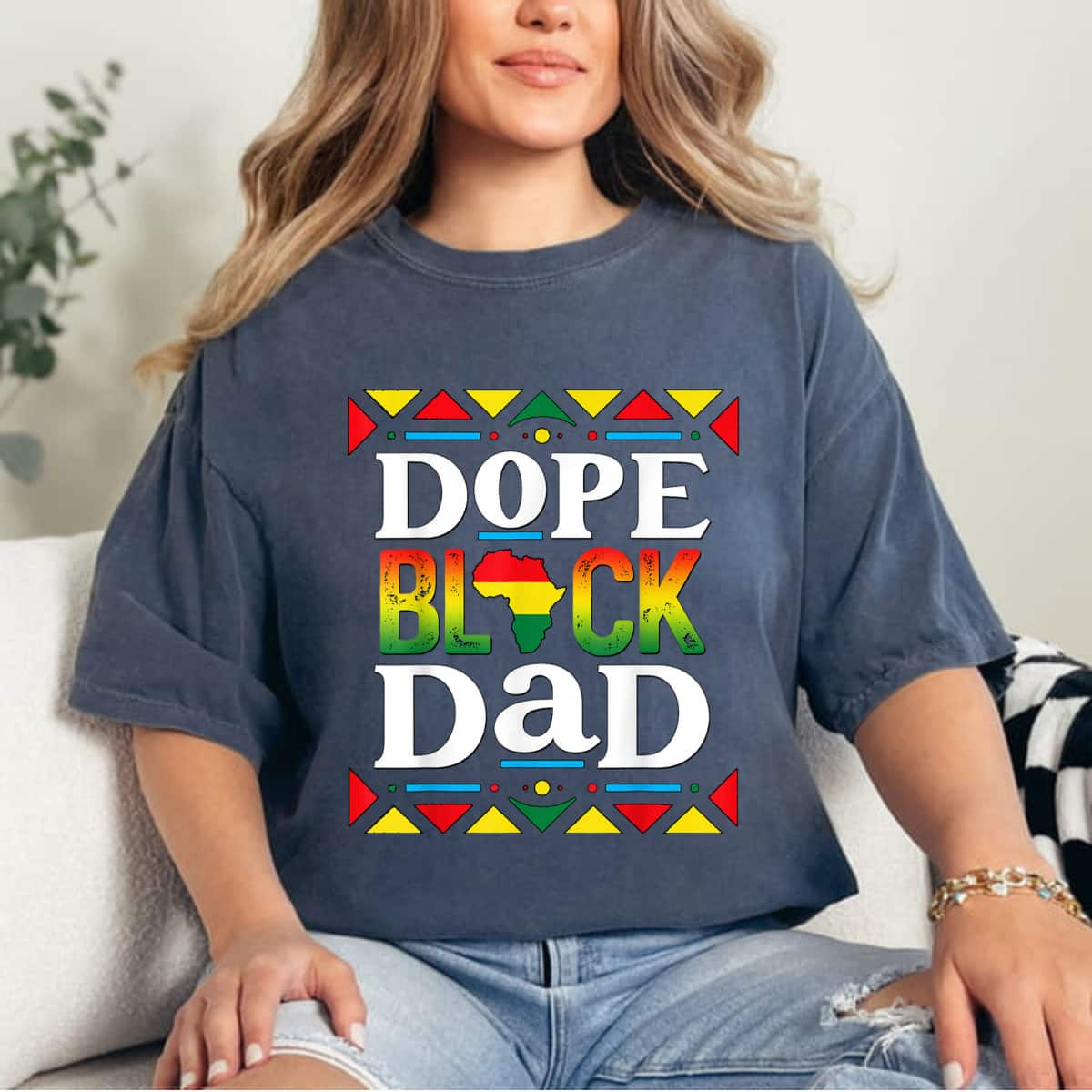 Empowered Dope Black Dad T-Shirt