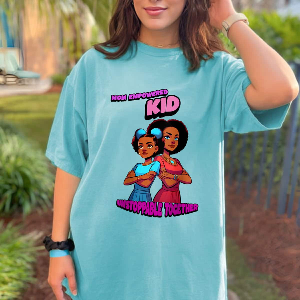 Special Mom Empowered Kid Unstoppable Together T-Shirt