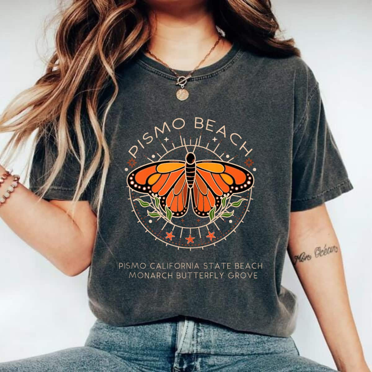 Pismo Beach California State Monarch Butterfly Grove T-Shirt