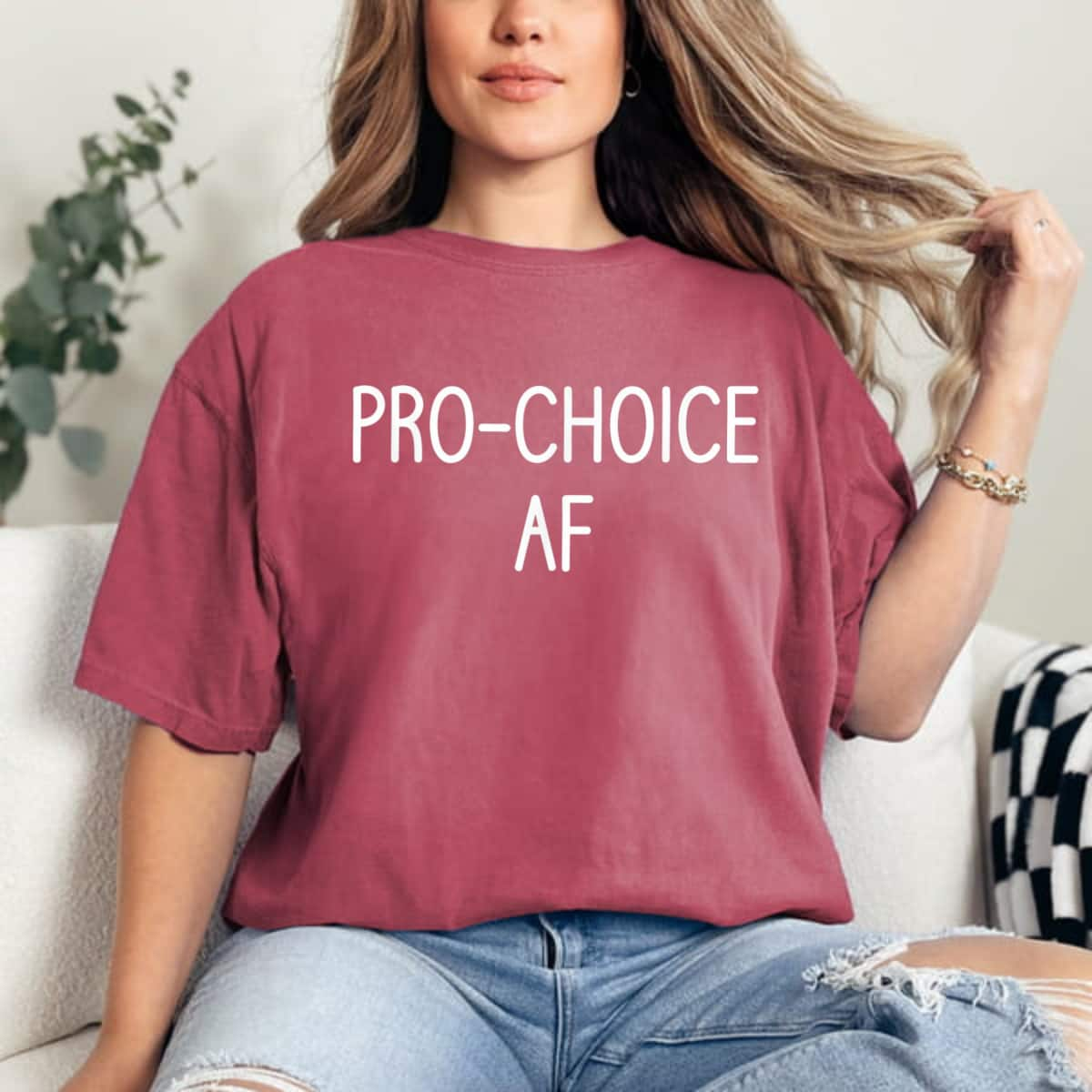 Pro-Choice AF Sarcastic Feminist AF T-Shirt