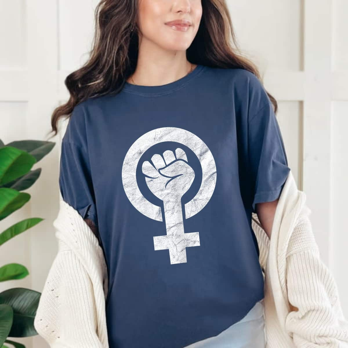 Feminist AF Fist Female Symbol Badass Strong Hand T-Shirt