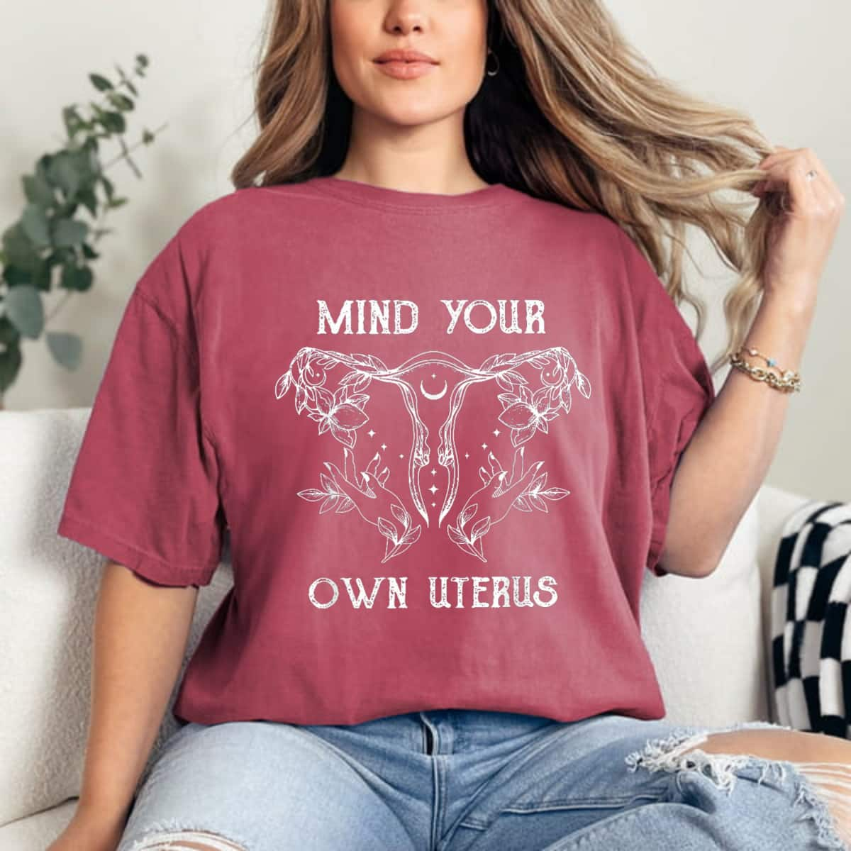 Natural Mind Your Own Uterus T-Shirt