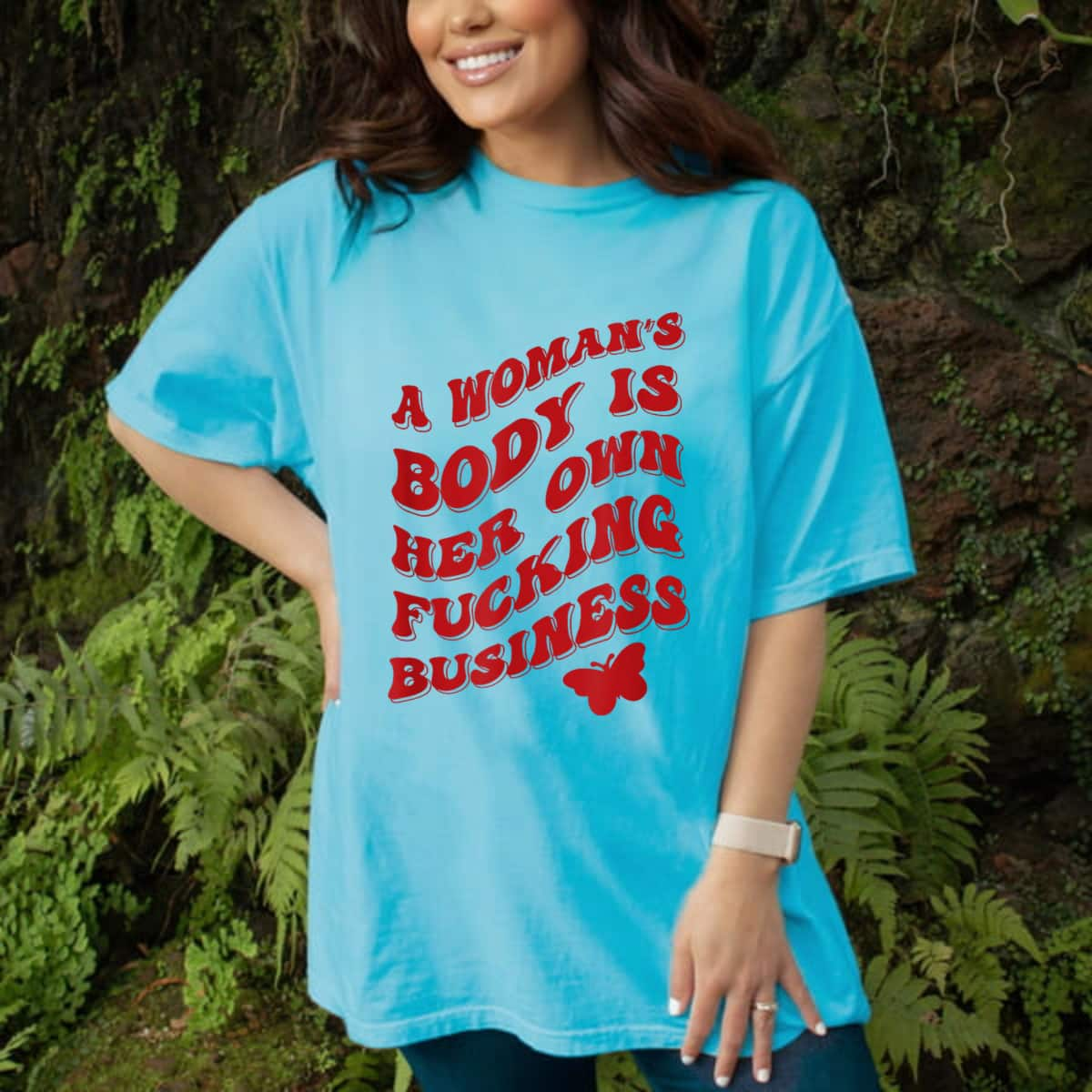 Mind Your Own Uterus A Woman's Body Is Her Own Fucking Business T-Shirt