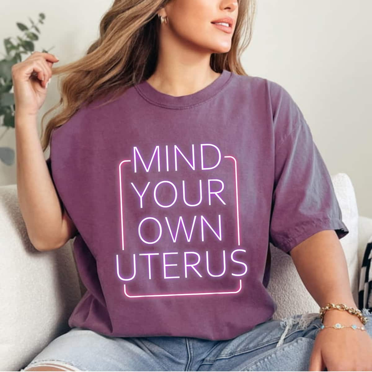 Mind Your Own Uterus Feminist Reproductive Rights T-Shirt