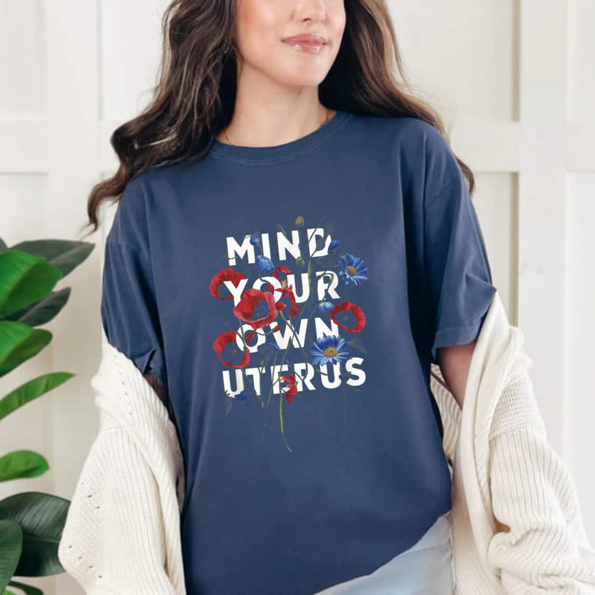 Mind Your Own Uterus Vintage Rights Feminist T-Shirt