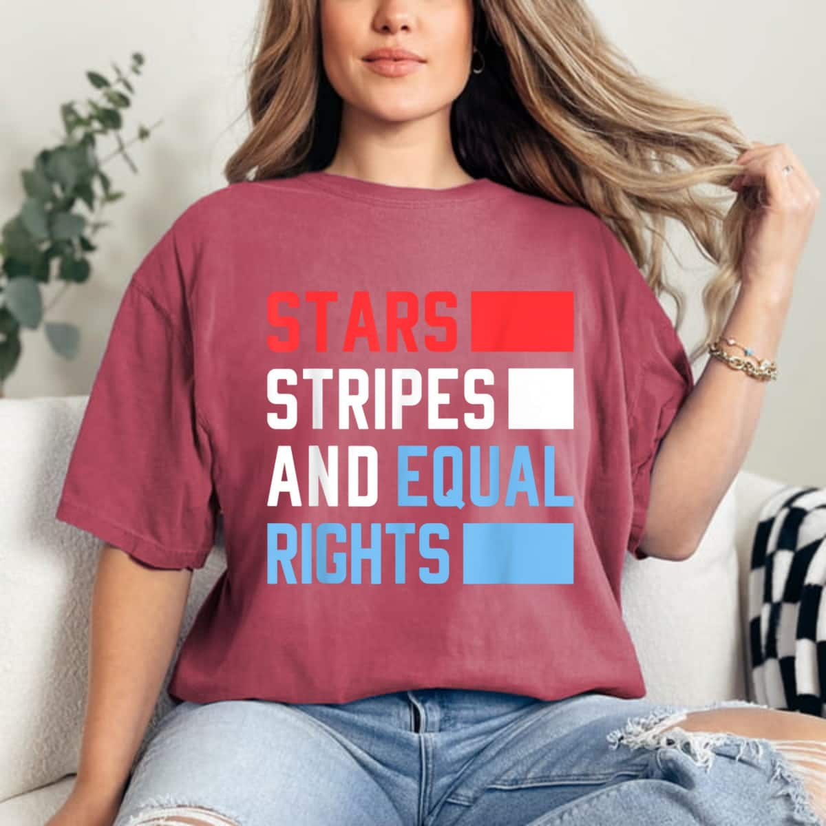 Special Stars Stripes And Equal Rights Rights T-Shirt