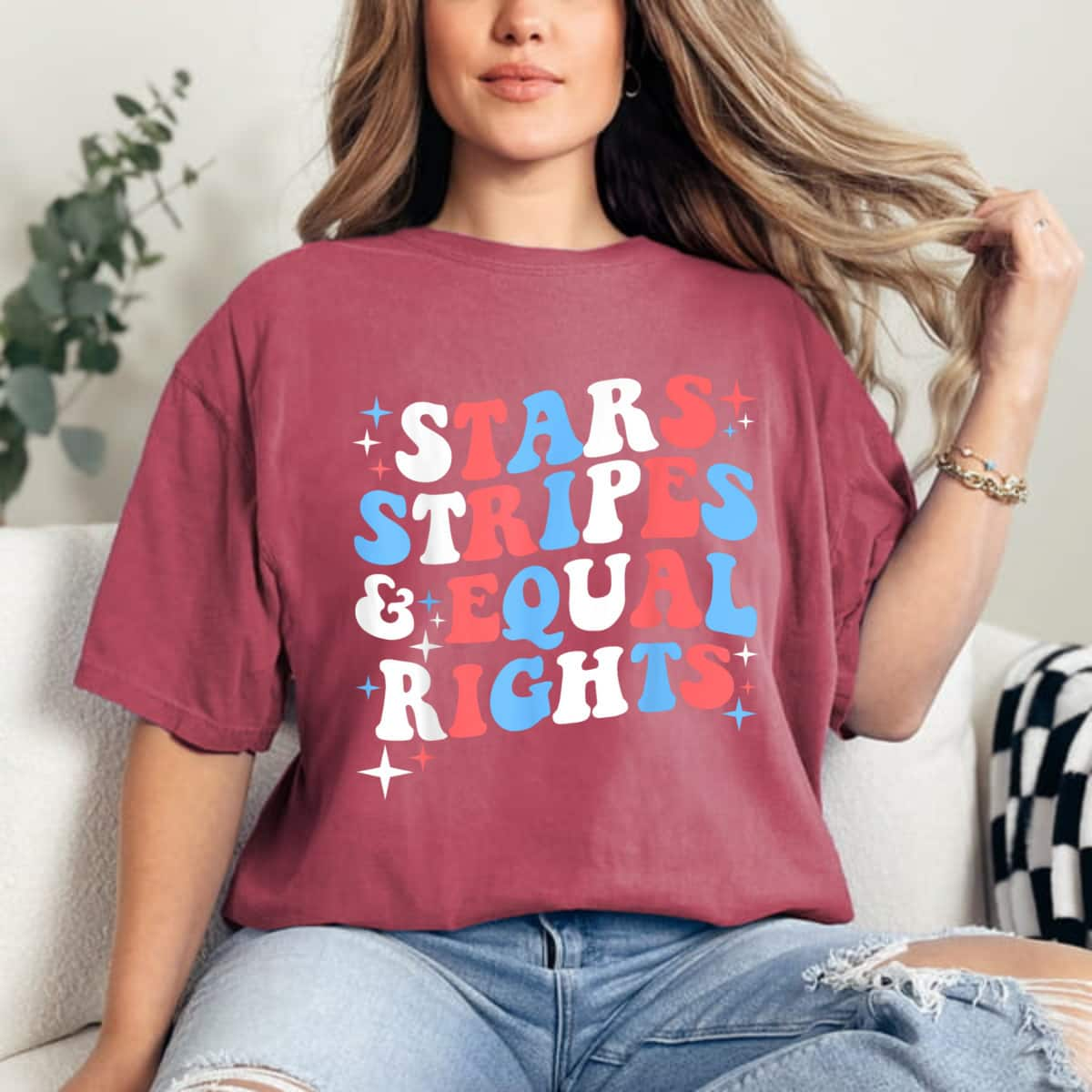 Stars Stripes And Equal Rights Twinkle T-Shirt