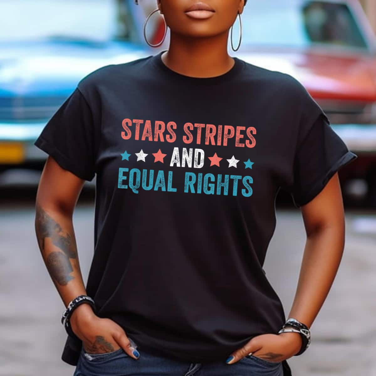 Special Stars Stripes & Equal Rights T-Shirt