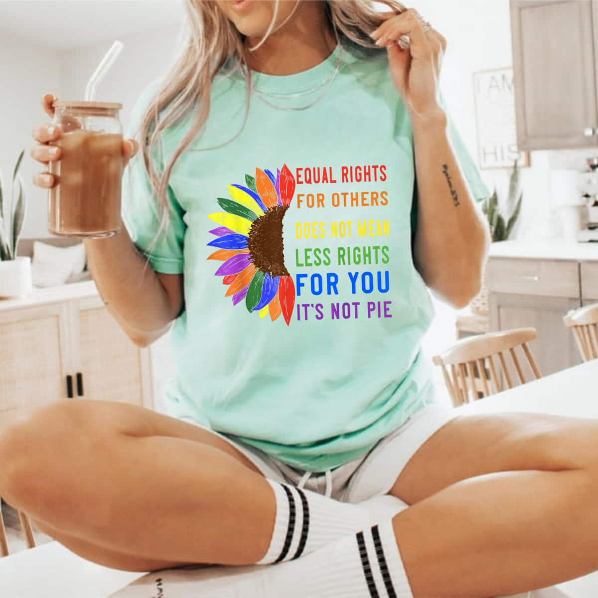 Sunflower It's Not Pie Equal Rights For You T-Shirt