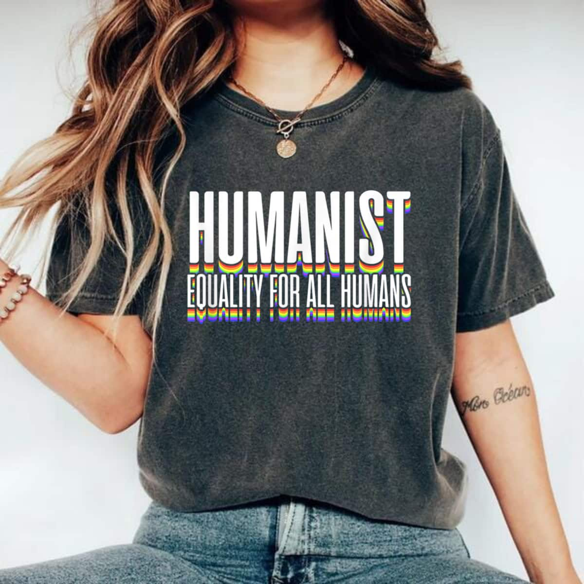 Humanist Equality For All Humans Gift For Equal Rights T-Shirt