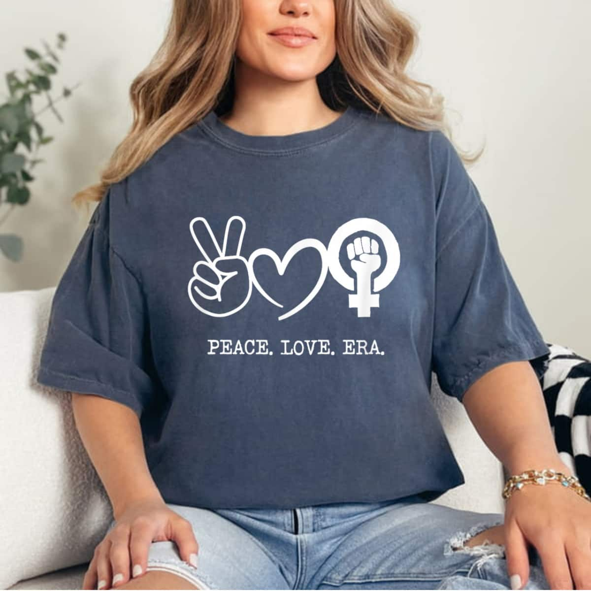 Cute Peace Love & Era Equal Rights T-Shirt