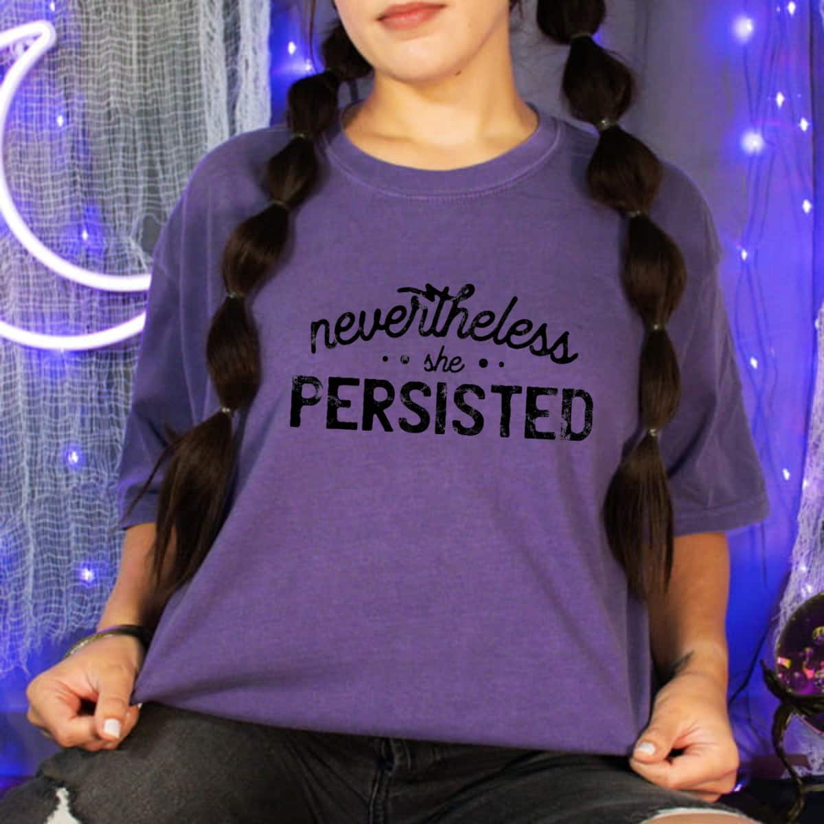 Awesome Nevertheless She Persisted Feminist T-Shirt