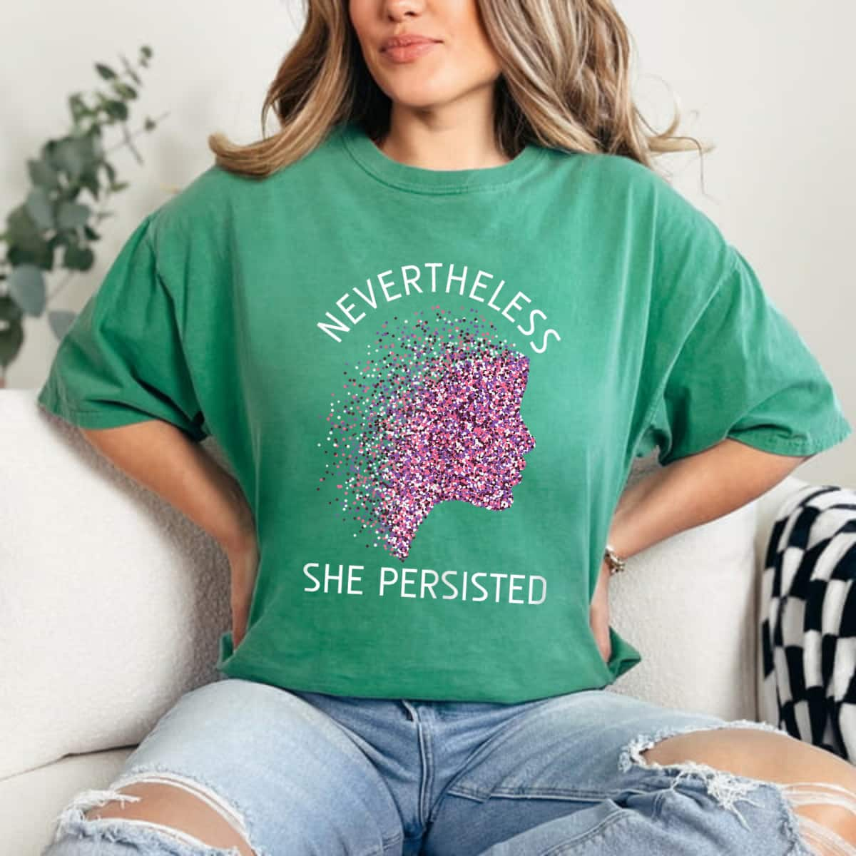 Trending Women Nevertheless She Persisted Gift Feminist T-Shirt