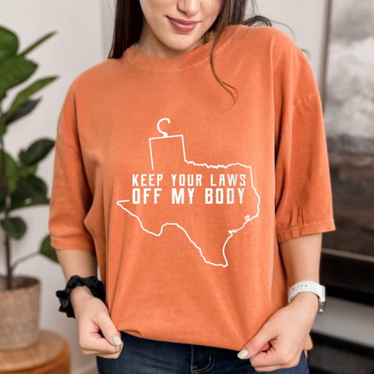 Keep Your Laws Off My Body Texas Protect Abortion T-Shirt