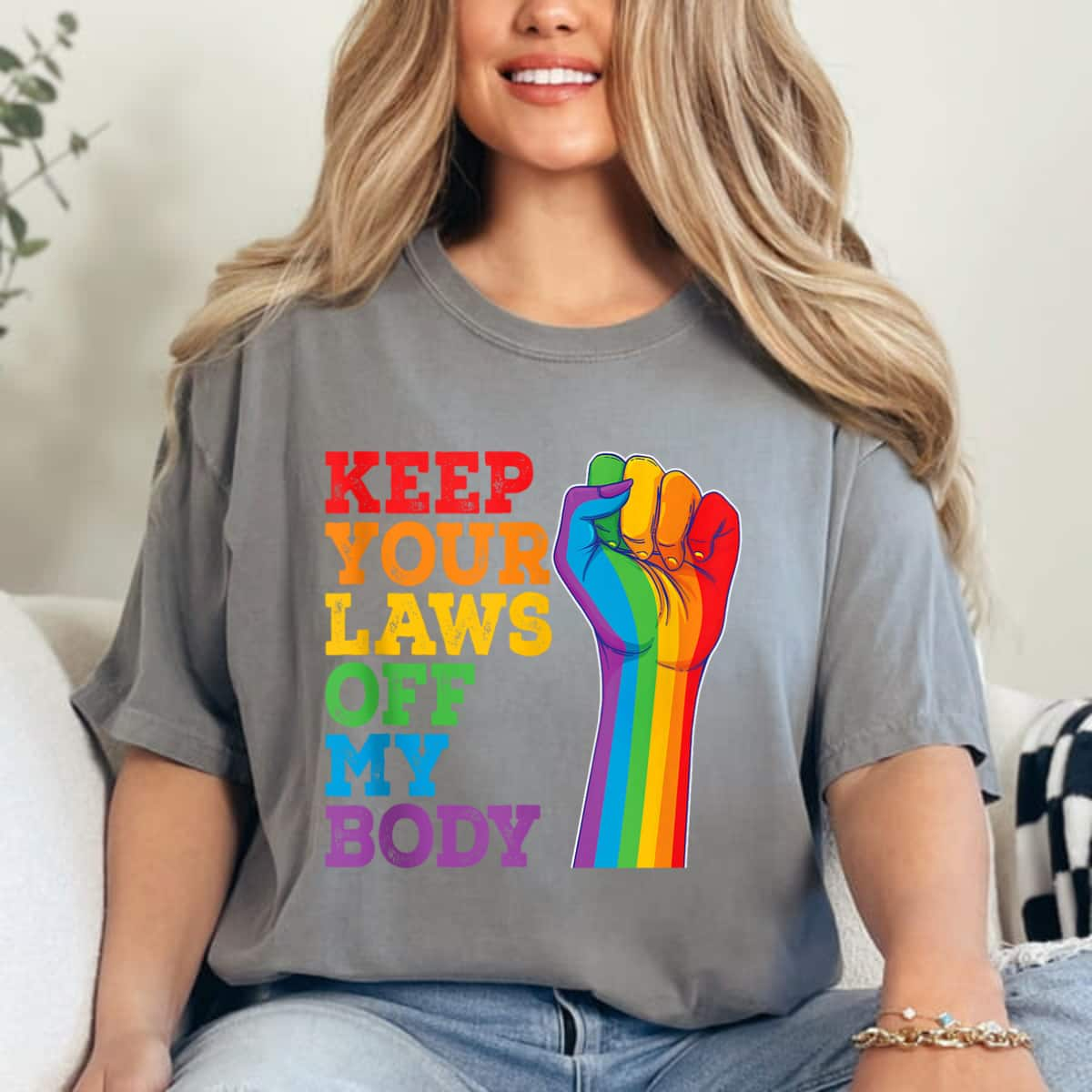 Keep Your Laws Off My Body LGBT Proud T-Shirt