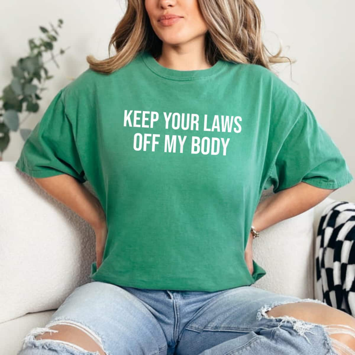 Keep Your Laws Off My Body Quotes T-Shirt